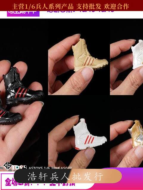 In Stock Astoys As027 1/6 Soldier Clothing Shoes Women's Boots Five Colors Trendy Combat Boots with Detachable Feet and Body