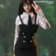 1/6 Senior Student Suit Jo25X-07 Suspender Waist-Cinching Dress Shirt Rubber-Coated Body Clothing Model Accessories