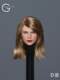 In Stock Gactoys Gc042 1/6 European and American Popular Female Singer Taylor Swift Female Soldier Head Sculpt, 5 Styles in Total