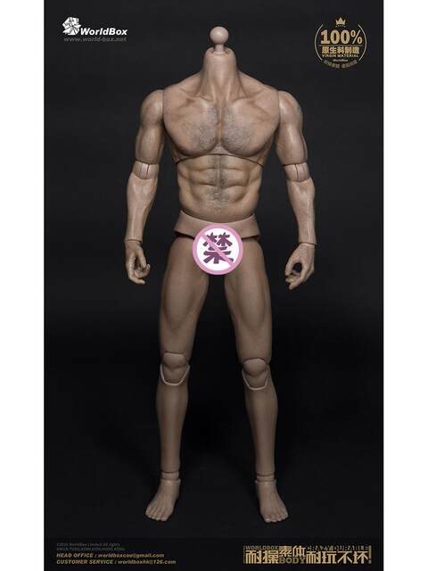 In Stock Worldbox 1/6 Male Soldier Figure Durable Muscle Body At020 018 027 Etc. Suitable for Male Head Sculpt