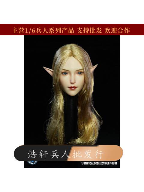 In Stock 1/6 Female Soldier Head Sculpt Model Super Duck Sdh021 Suitable for 1:6 Female Body