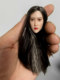 In Stock Hahtoys H002 1/6 Female Soldier Figure Asian Beauty Hair Transplant Head Sculpt Similar to Jing Tian C Style