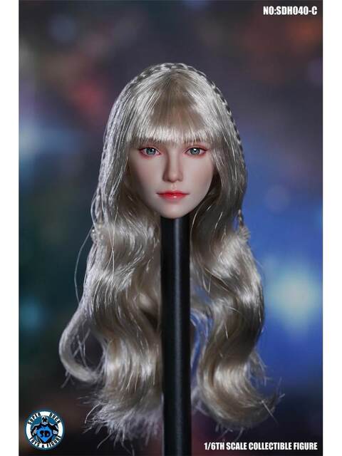Spot SUPER DUCK 1/6 female soldier mixed-race female head sculpture model SDH040 suitable for 1 6 female bodies