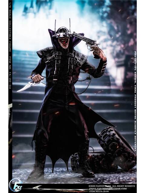 In Stock Fastoys 1/6 Action Figure Death Metal Laughing Bat Articulated Action Figure Doll Double-Headed Sculpture in Stock