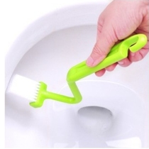 Weiche special department store Japanese V-type toilet brush curved brush home bathroom cleaning brush V-type efficient toilet brush