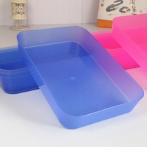 Only real special department store red and blue plastic storage box rectangular ice plate resistant to drop food preservation box tools
