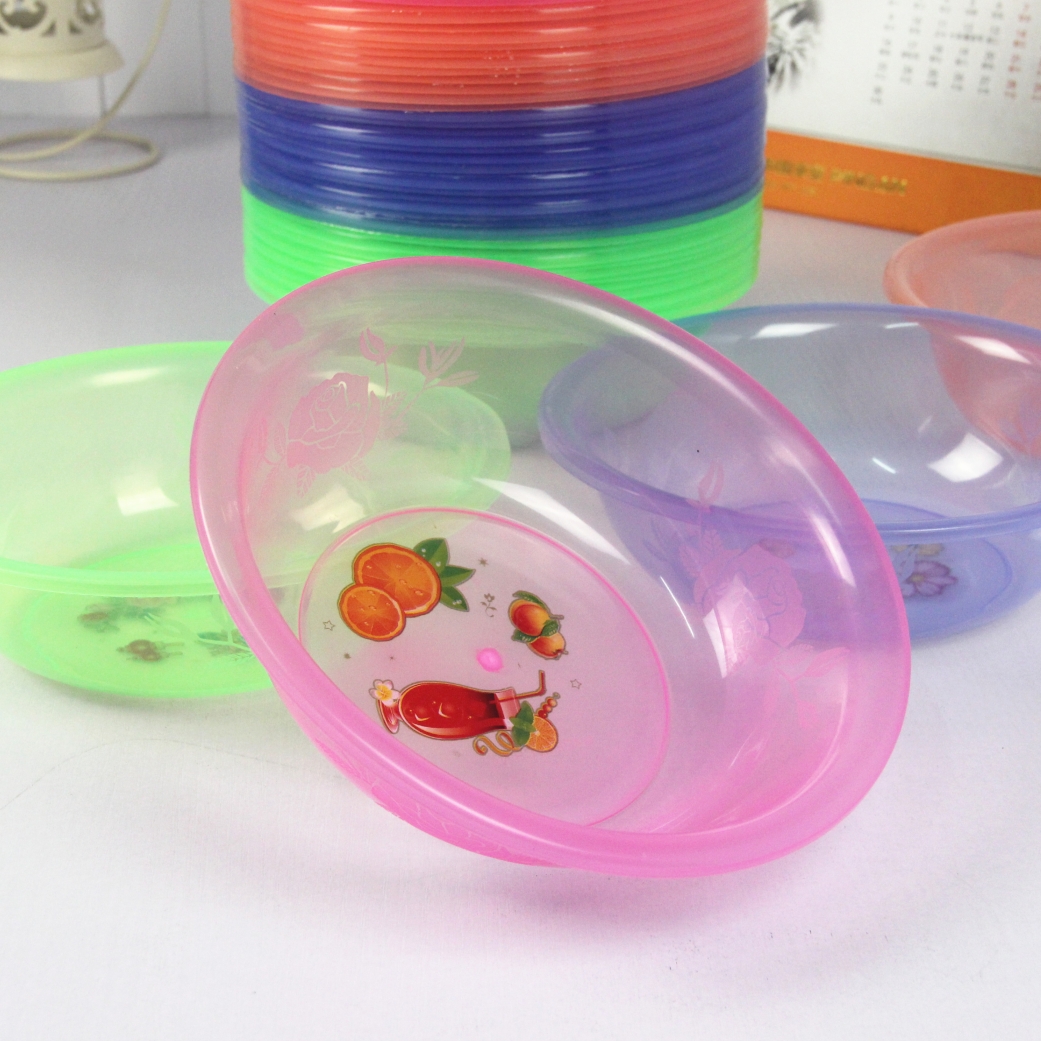 Weizhen Department Store small mini basin transparent small bowl plastic bowl public vegetable basin fruit and vegetable strawberry bayberry basin storage