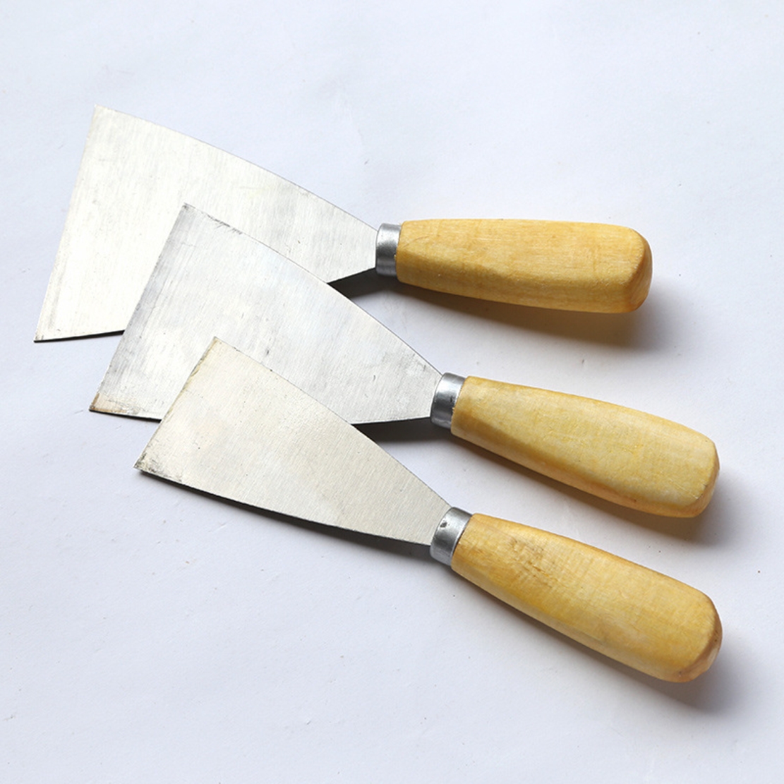 Only really special paint gray knife wooden handle iron shovel iron scraper spatula batch soil knife tool can pancake
