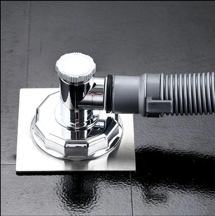 Трапных аксессуары 【下单立减50】洗衣机下水管地漏接头专用三通分水排水管防臭