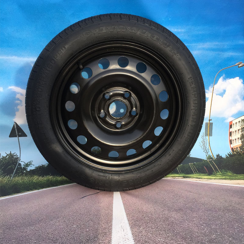 Rongwei Ei5ei6 hub 16 inch special full-size spare tire iron ring steel ring Rongwei E950 spare tire 17 inch