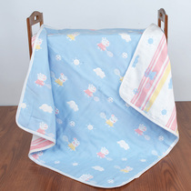 Baby bath towel Baby children 6 layers of gauze towel is thickened by newborn cotton blanket