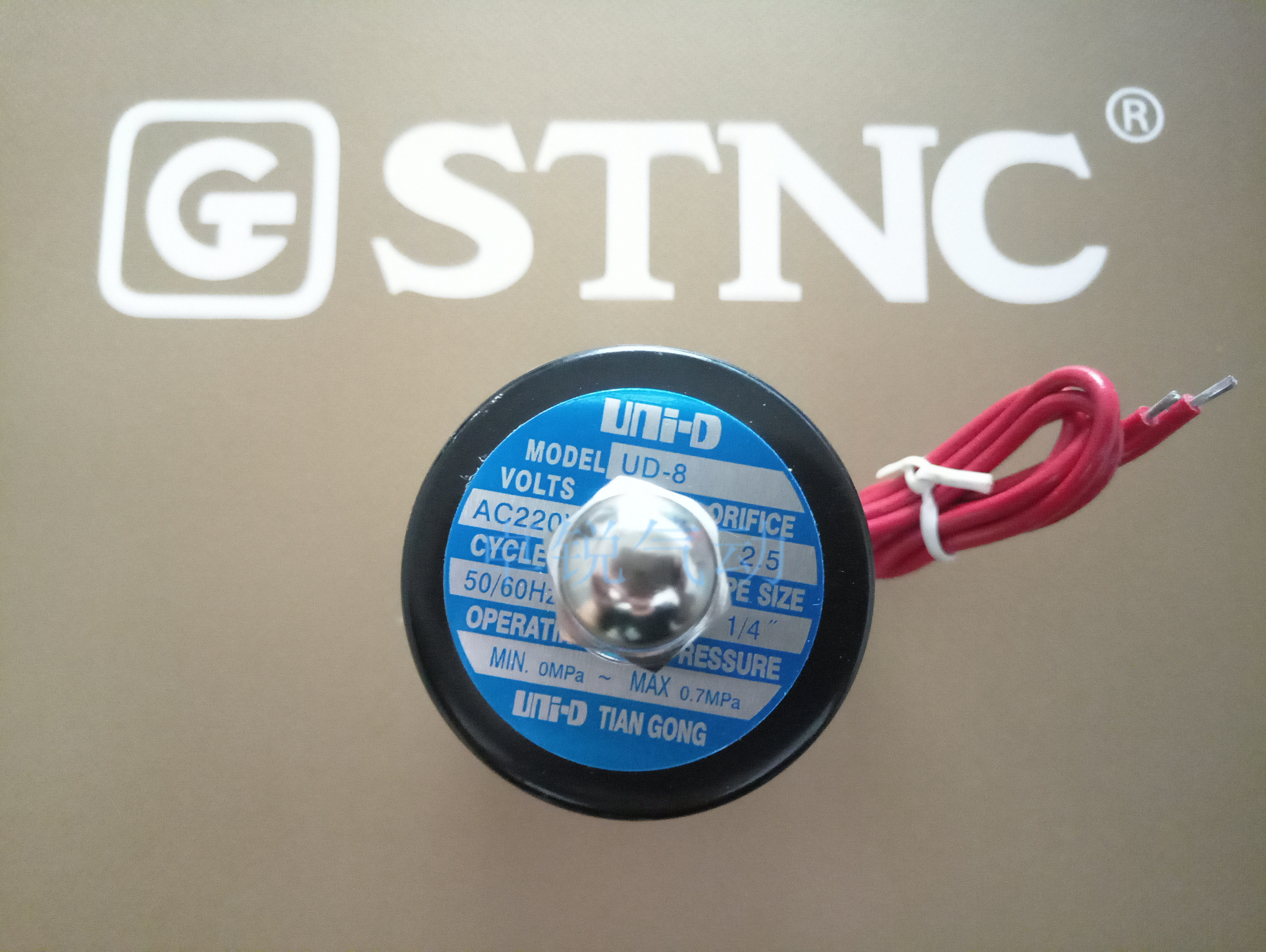 UNI-D full copper solenoid valve UD-08 10 sonoworker STNC straight action valve water valve UNID