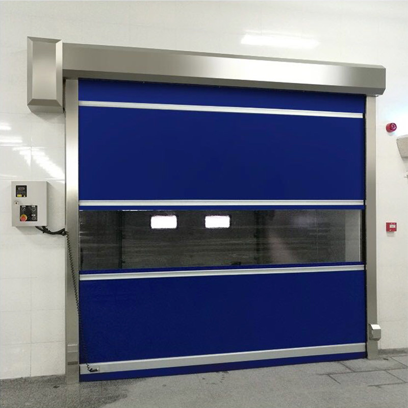 pvc fast door rolling shutter door automatic lifting stacking door workshop factory rolling shutter motor induction door factory direct sales