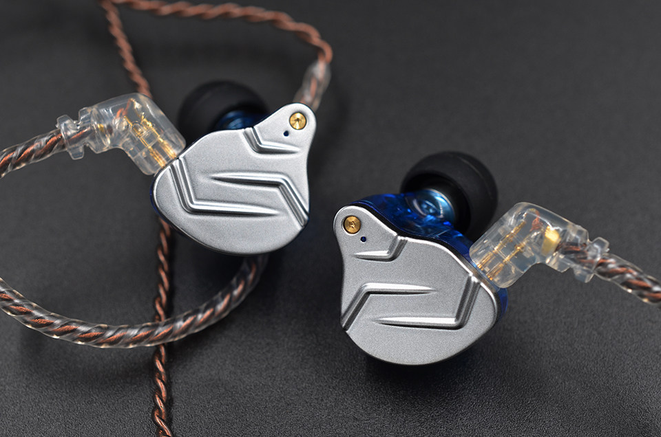 Проводные HiFi наушники kz zsn pro耳机入耳式有线圈铁高音质带麦重低音炮挂耳式吃鸡直播
