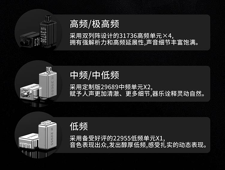 Проводные HiFi наушники kz as16 pro动铁有线耳机高音质发烧级hifi入耳式人声乐器女毒