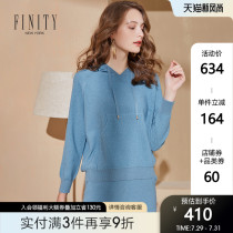 FINITY2021 spring WOMENs NEW knitted sweater FASHION thin lazy wind LADY PULLOVER