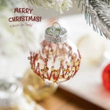 Рождественское украшение рождественское мяч прозрачный мяч пустой сердце мяч Рождественский елка подвеска