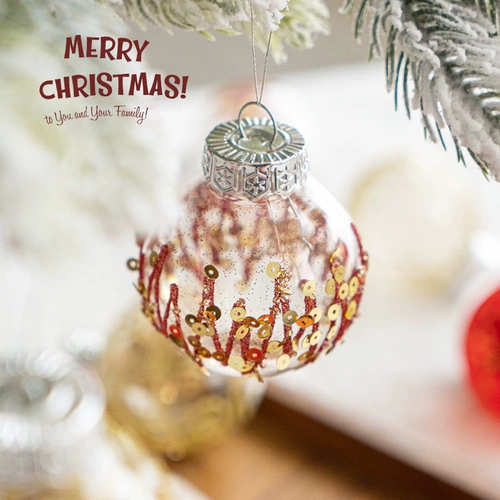 Рождественское украшение рождественское мяч прозрачный мяч пустой сердце мяч Рождественский елка подвеска