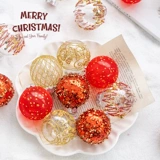 Рождественское украшение рождественское мяч прозрачный мяч пустой сердце мяч Рождественский елка подвеска