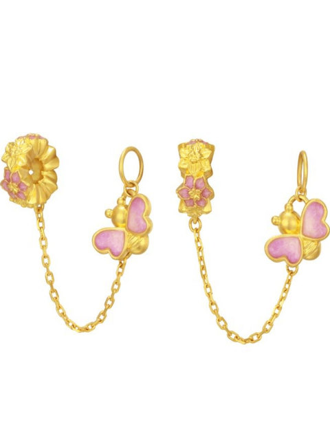 37% off Order Purchasing Agent for Chow Tai Sang Monet Garden Series Pure Gold Fortune Bead Chain Pendant for Chinese Valentine's Day Gift to Girlfriend
