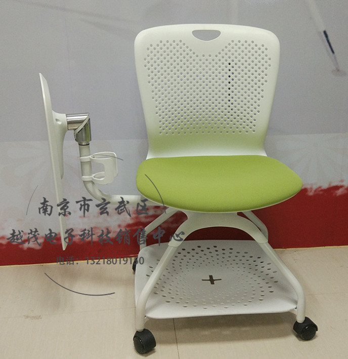 Brief new training chair with writing tablet enlarge table plate with book basket holder removable chair for listening to class plastic chair