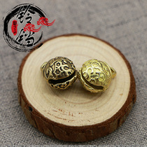 Retro brass small bell-bell key button male and female key button pendant pendant pendant