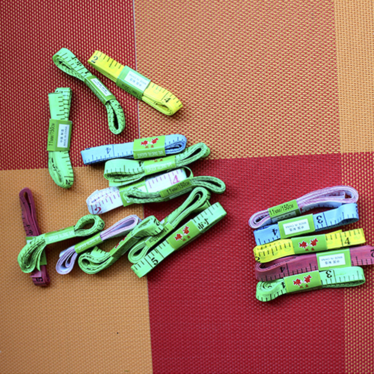 10 Fitted Waist Circumference Ruler Plastic Soft Ruler Tailor small leather ruler Home Tri-walled measuring ruler Measuring Ruler