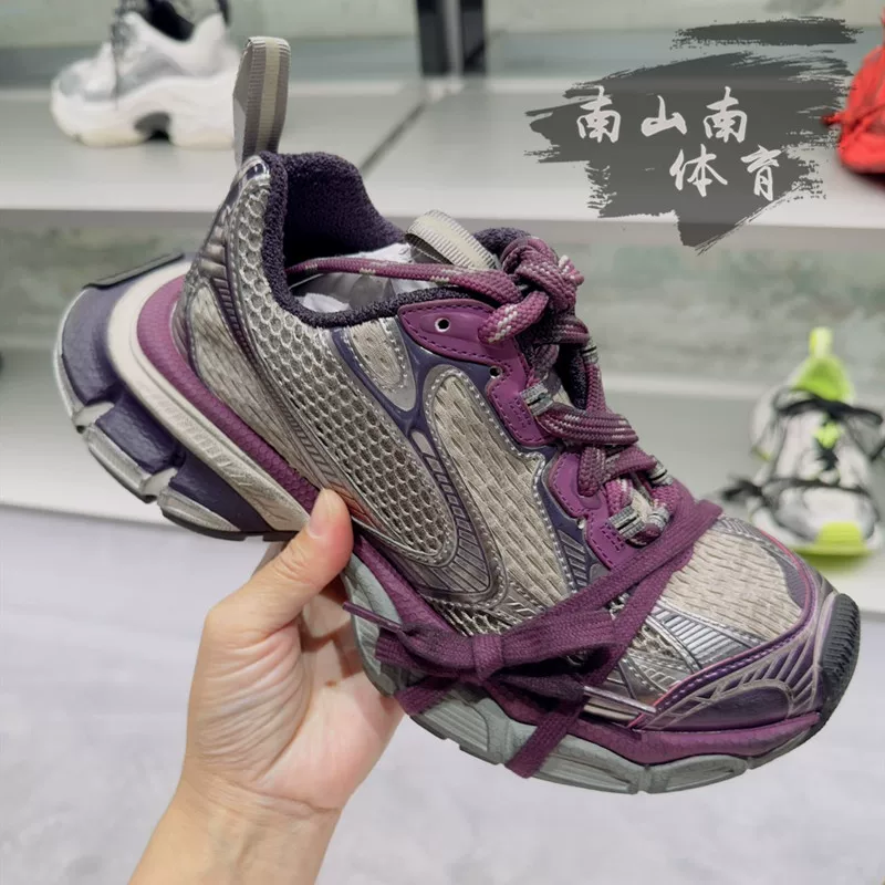 Классическая обувь Balenciaga Balenciaga 23 шоу модель XXXL distressed 3XL отражающие семейные dad shoes повседневные кроссовки
