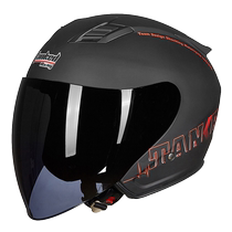 Tank helmet mens and womens electric vehicle half helmet summer breathable helmet three-quarter helmet scooter helmet 3C