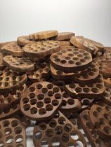 Indian Honolulu sandalwood Old Mountain Honolulu cushions Heat insulation Tea Trail retro China Wind Zen Teapot Tea Tray Base