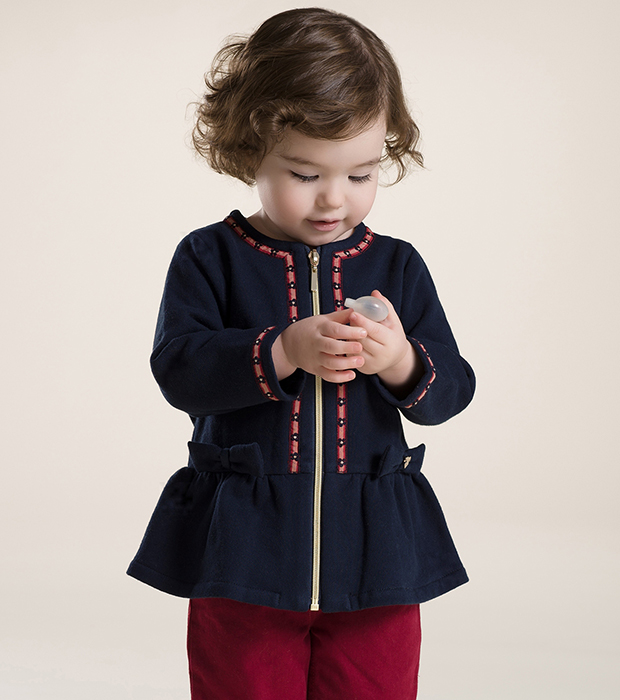 Manteau pour fille DAVEBELLA en flanelle - Ref 2161975 Image 20