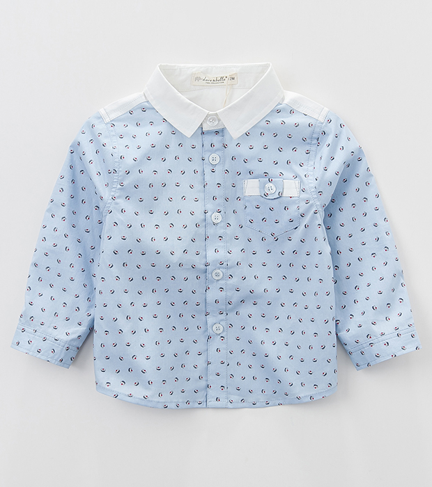 Chemise garcon DAVEBELLA à manche longue - Ref 2082233 Image 14