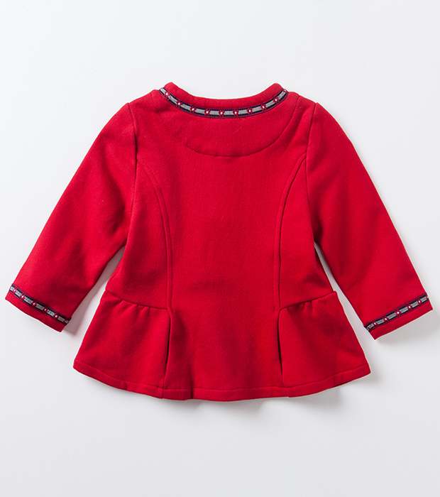 Manteau pour fille DAVEBELLA en flanelle - Ref 2161975 Image 24