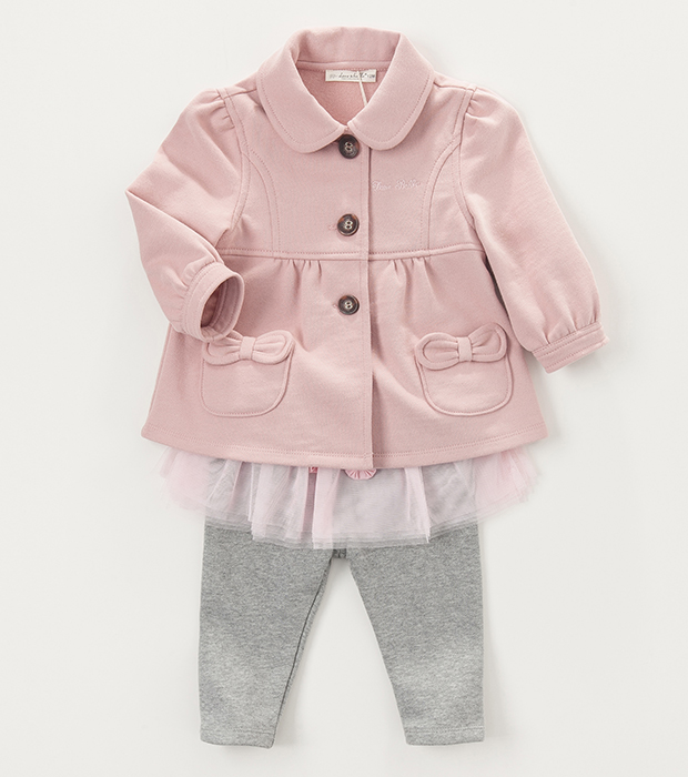 Manteau pour fille DAVEBELLA en flanelle - Ref 2162100 Image 19