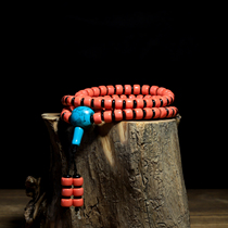 Tibetan candle belt accessories 108 spells of ancient Nepalese glass