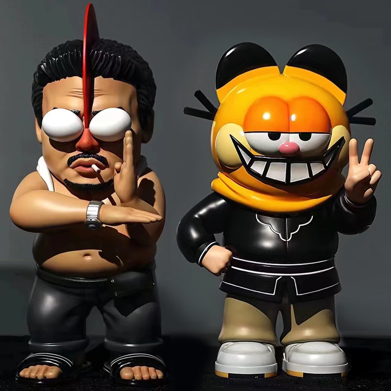 Escape from Prison Star Cheung Wai-Lun Car Model Coward Savior Masked Cat Devil Da Action Figure Trendy Toy Movie Figurine