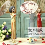 Cheongsam украшение древнего стиля творческое украшение дома национальная ветряная смоля крыльца мебель винный шкаф