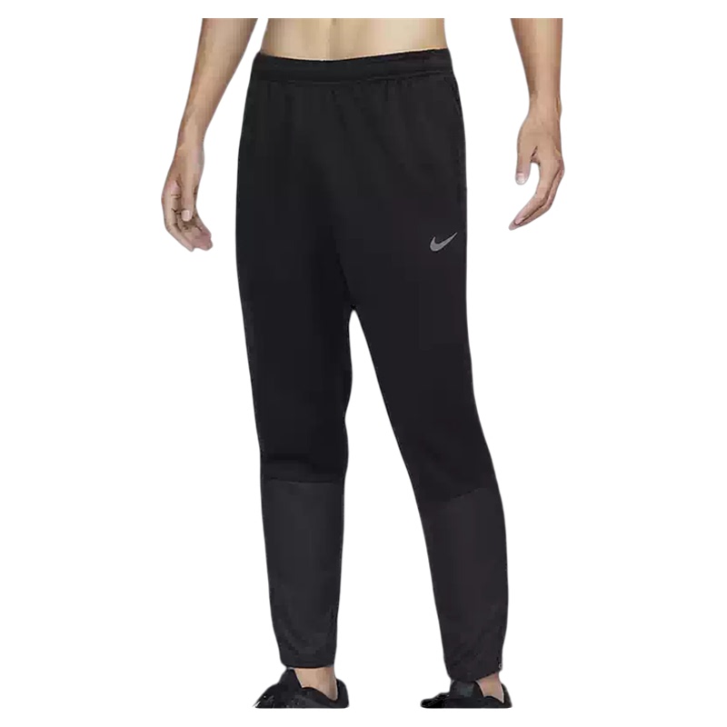 Nike Men's Autumn and Winter Sports Running Quick-Drying Wear-Resistant Fleece-Lined Warm Leg-Tightening Nine-Point Long Pants Fz1114