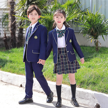 Primary school students 1 23 45 6th grade class clothes Spring fall Childrens Inn Wind Day series Banfu Garden Costume Kindergarten