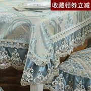 Châu Âu Jacquard vải bàn ghế vải bọc ghế đệm đặt bàn tròn khăn trải bàn khăn trải bàn hình chữ nhật bàn cà phê vải khăn khăn che - Khăn trải bàn