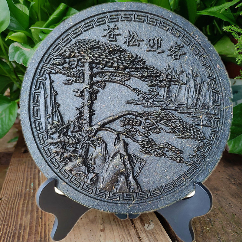 Pu-erh Tea Leaves Pale Yingguests Tea Tea Tea Sculpture Craftsmanship Tea Pendulum Pieces Home Craft Gifts Swing Accessories Gift Tea Swing Accessories Customizable