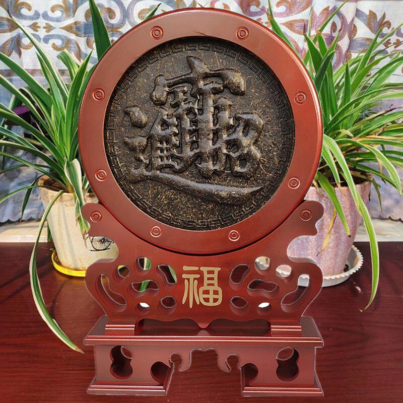 Pangsong greets Pu'er tea fu sculpture frame for creative gifts friends to come and craft tea manufacturer direct hair