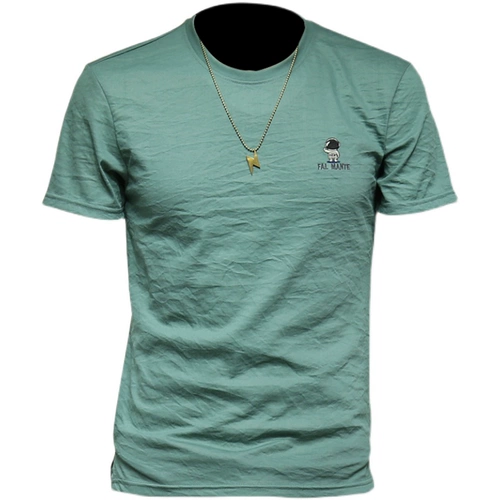 Футболка в стиле хип-хоп для отдыха с круглым воротником, с вышивкой