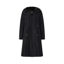 The same model in the mall as JZ Jiu Zi Sa Yi Parker waist mink fur coat fur 2024 winter new style JWDD02125