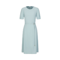 (Mint Mambo) Jiuzi Annako Acetic Acid Simple Clean Fit Dress Womens 2024 Summer New Style