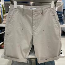 Baney Road Spring Summer New Fashion Printed Casual Shorts Male Trend Loose Pure Cotton 50% Pants 88110031