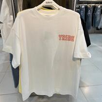 Baney Road 2022 Mens Fashion Spring Summer Loose Shoulders Youth Back Print Round Printed T-shirts 8922101M025