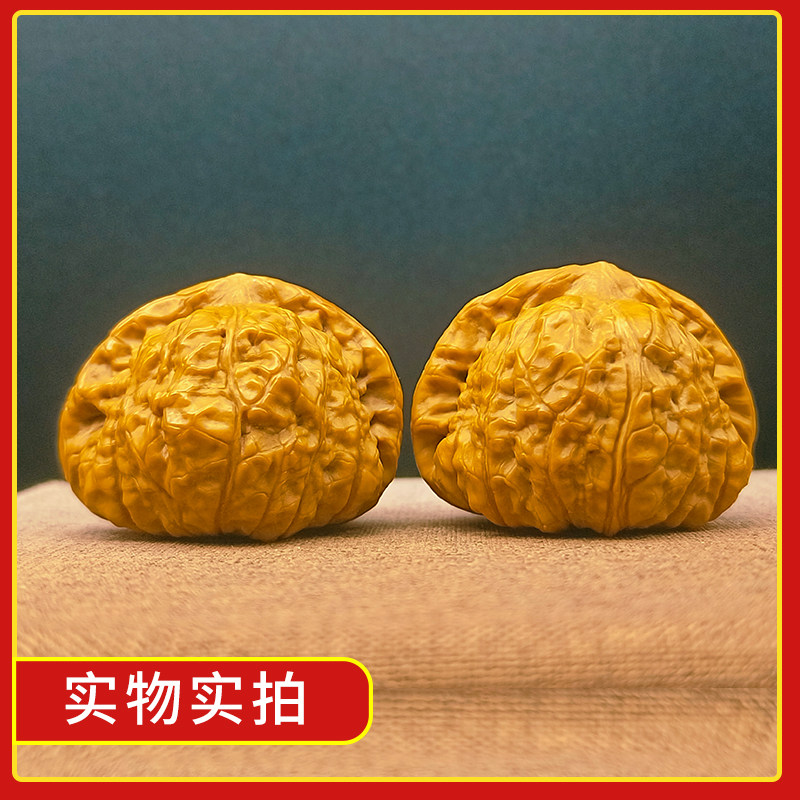 一物一图文玩核桃凹底南瓜墩狮子头荷叶底高端精品盘玩手把件古玩-淘宝网
