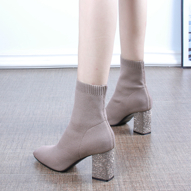 Bottes mi-saison femme en Caoutchouc - Ref 3249653 Image 1