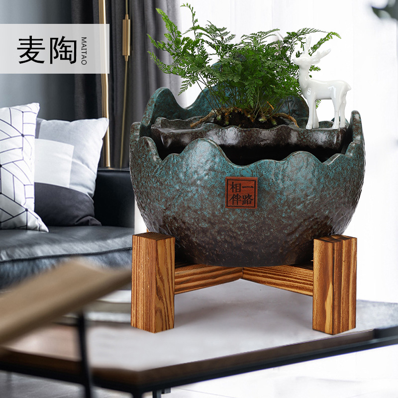 MaiTao new Chinese zen unit water fountain humidifier lucky office desktop decoration and furnishing articles opening gifts